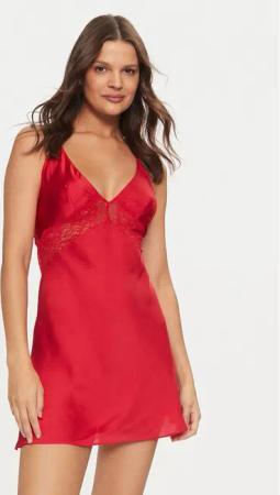 Hunkemöller Nachthemd Nina 171839 Rot Slim Fit