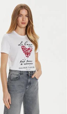 ONLY T-Shirt Kita 15332698 Weiß Regular Fit
