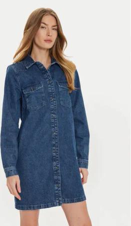 Noisy May Jeanskleid New Signe 27034106 Dunkelblau Relaxed Fit
