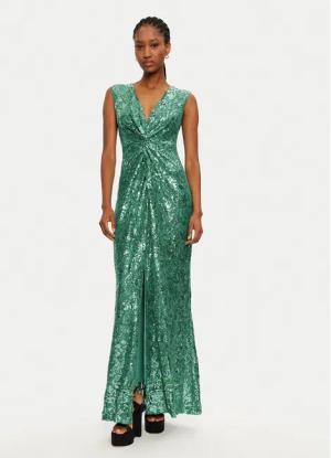Rinascimento Abendkleid CFC0121922003 Grün Regular Fit