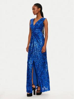Rinascimento Abendkleid CFC0121922003 Blau Regular Fit