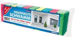 Gut & Günstig Schwamm Haushaltsschwamm color 10 Stück