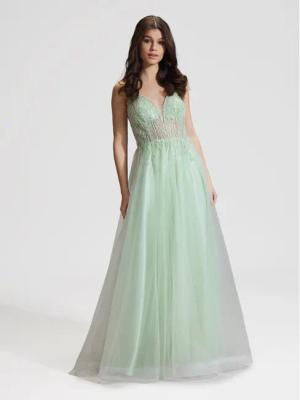 Hey Kyla Abendkleid 5AG005HK Grün Regular Fit