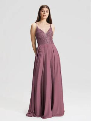 Hey Kyla Abendkleid 5AC105HK Violett Regular Fit