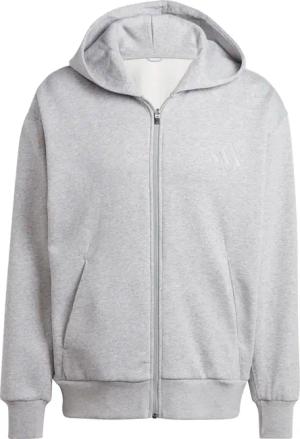 adidas - ALL SZN Fleece Full-Zip Hoodie Sweatjacke Herren medium grey heather