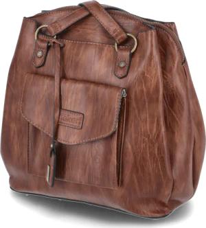 Rieker Rucksack - Gr. S - braun - Kunstleder