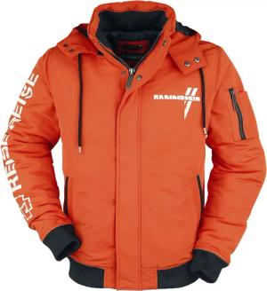 Rammstein Winterjacke - L bis XXL - für Männer - Größe XXL - orange/schwarz - Lizenziertes Merchandise!