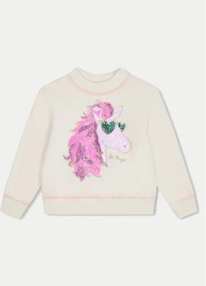 Billieblush Sweatshirt U20471 Beige Regular Fit