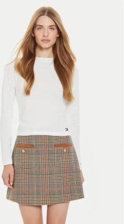 Tommy Hilfiger Bluse UW0UW05636 Écru Regular Fit