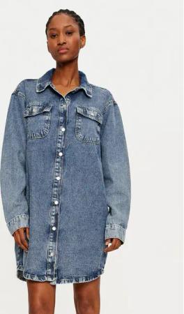 Noisy May Jeanskleid Alva 27031370 Blau Oversize