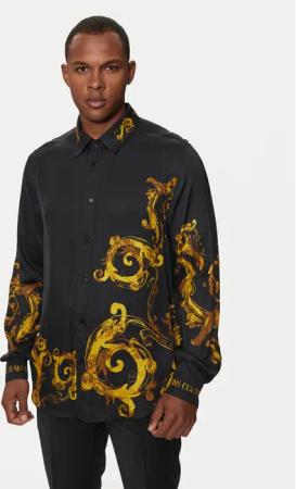 Versace Jeans Couture Hemd 76GAL2RW Schwarz Regular Fit
