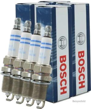 Bosch Automotive Zündkerze 4x Zündkerze entstört FR7KI332S, (4-St), 0 242 236 571