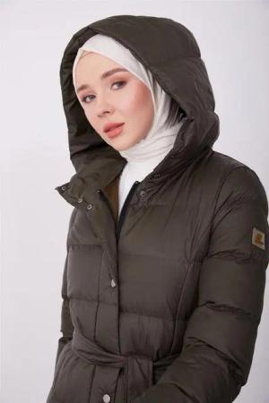 ARMİNE Steppmantel Armine Steppjacke Damen, Warm Mantel Damen Lang, Winterjacke Damen mit