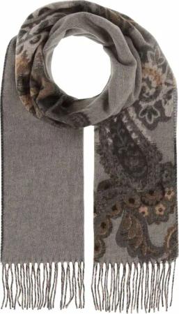 Schaltuch - grau / gemustert - Gr. Einheitsgröße von Goldner Fashion