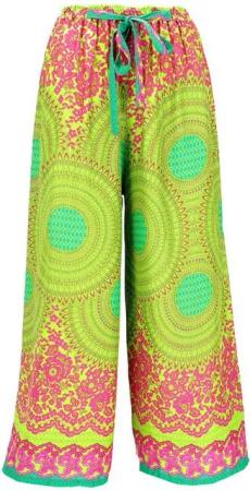 Guru-Shop Relaxhose Palazzohose, Schlaghose, Boho Sommerhose,.. alternative Bekleidung