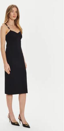 TWINSET Coctailkleid 242TP3181 Schwarz Slim Fit