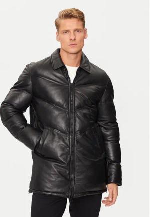 Serge Pariente Lederjacke Mike Schwarz Regular Fit