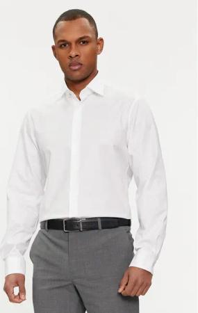 Michael Kors Hemd MD0MD91514 Weiß Slim Fit