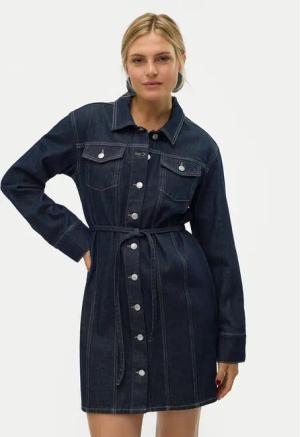 Vero Moda Jeanskleid Oda 10321127 Dunkelblau Regular Fit