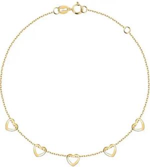 CHRIST Goldarmband CHRIST Damen-Armband 585er Weißgold Herz, modern