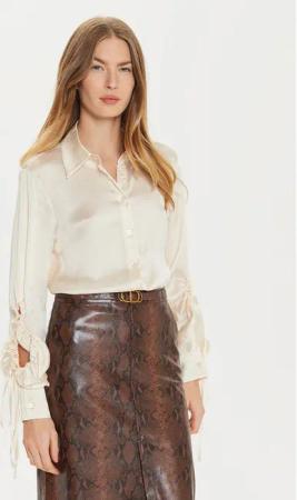 TWINSET Hemd 242TP2477 Beige Regular Fit