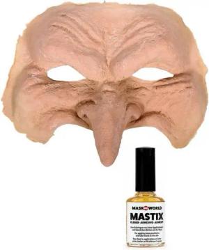Maskworld Verkleidungsmaske Halbmaske Troll aus Latex