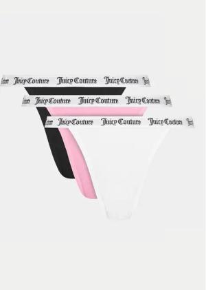 Juicy Couture 3er-Set brazilian Damenslips JCLBR223520 Bunt