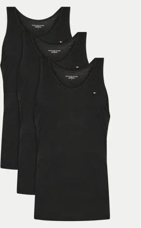 Tommy Hilfiger 3er-Set Tank-Tops UM0UM03387 Schwarz Regular Fit