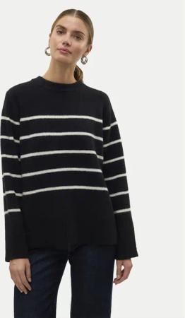 Vero Moda Pullover Flawless 10320487 Schwarz Loose Fit