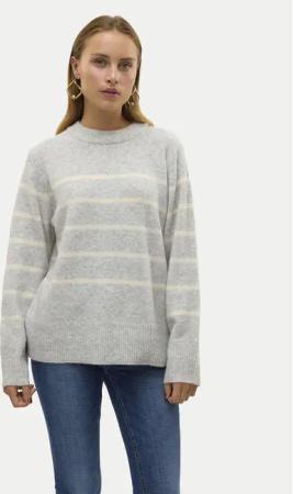 Vero Moda Pullover Flawless 10320487 Grau Loose Fit