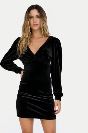 ONLY Coctailkleid Smooth 15307942 Schwarz Regular Fit