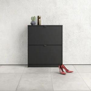 INOSIGN Schuhschrank "Shoes Schuhaufbewahrung, Schuhkommode, Schuhregal,", mit zwei Klappen, 2 Böden, Höhe 85 cm, ca. 12 Paar Schuhe
