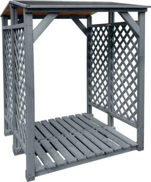 promadino Kaminholzregal, besonders robust, bietet genügend Stauraum für 3 Reihen Holzscheite