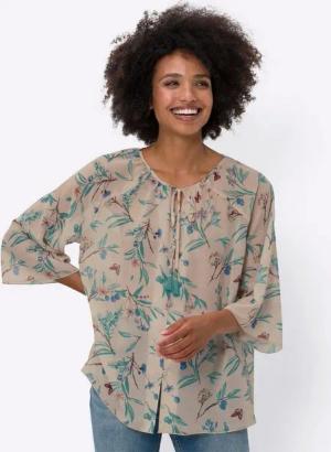 heine Klassische Bluse Druckbluse