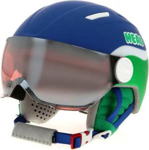 Head Skihelm Mojo Visor Blue/Green 328234 Blau