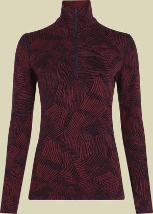 Merino 260 Vertex LS Half Zip Frozen Forms Women M schwarz - black/port/j