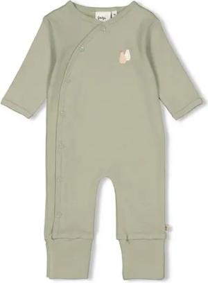 Feetje Pyjama Feetje Baby Strampler Strampelanzug Schlafanzug Krempelfuß grün (1 tlg)
