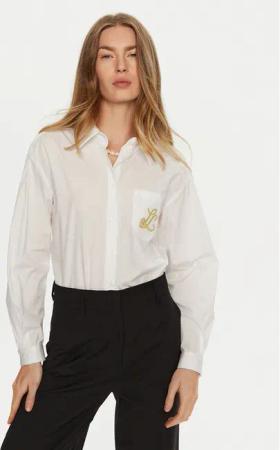 Luisa Spagnoli Hemd Legenda 541508 Weiß Regular Fit