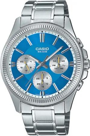 Casio Uhr MTP-1375PD-2A2VEF Silberfarben