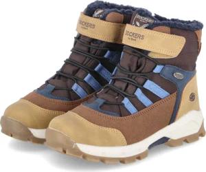 Dockers by Gerli Winterstiefeletten für Jungen - Gr. 27 - braun - Textil & Synthetik