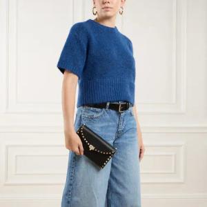 Valentino Garavani Crossbody Bags - Rockstud Wallet W/Strap - Gr. unisize - in Schwarz - für Damen