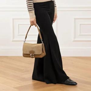 Coach Crossbody Bags - Mixed Leather Suede With Rivets And Tooling Soft T - Gr. unisize - in Braun - für Damen