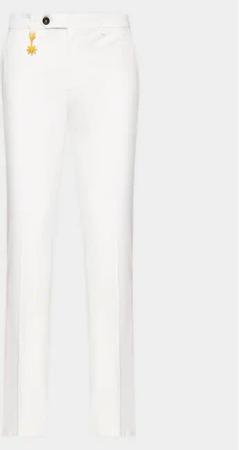 Manuel Ritz Stoffhose 3432P1418T 233420 Weiß Regular Fit