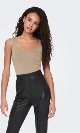 ONLY Top Lea 15278090 Weiß Regular Fit