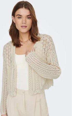 ONLY Strickjacke Nola 15290744 Écru Relaxed Fit
