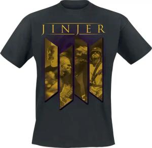 Jinjer T-Shirt - Live in Los Angeles - S - für Männer - Größe S - schwarz - Lizenziertes Merchandise!