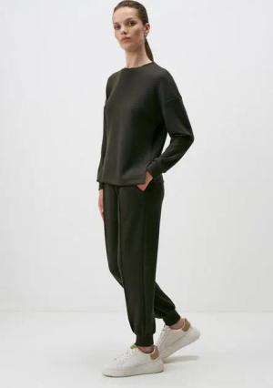 Jimmy Key Jogginghose Hohe Taille Slim Leg Jogginghose