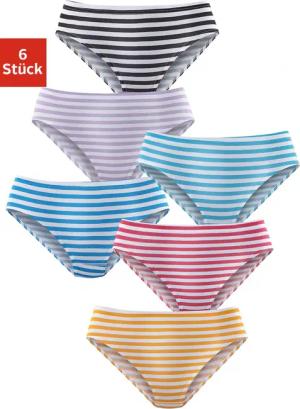 petite fleur Jazz-Pants Slips, (6er-Pack), aus reiner Baumwolle