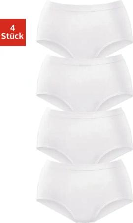 petite fleur Taillenslip, (4er-Pack), aus elastischer Baumwoll-Qualität