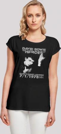 F4NT4STIC T-Shirt "David Bowie Earls Court Heroes", Print